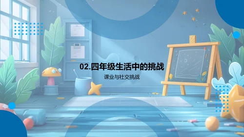 四年级学习分享PPT模板