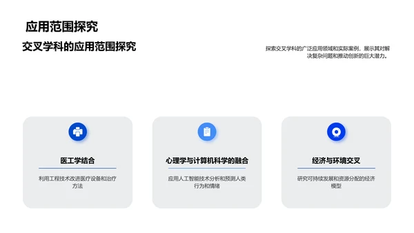 交叉学科答辩报告PPT模板
