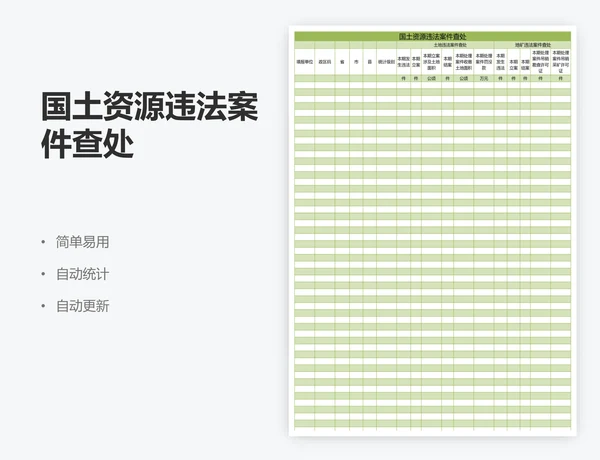 国土资源违法案件查处