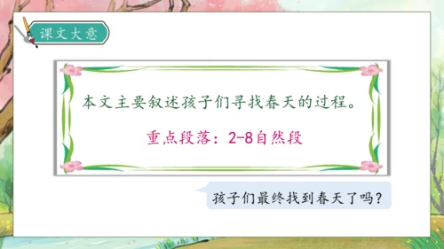 【核心素养】部编版语文二年级下册-2. 找春天 第1课时（课件）