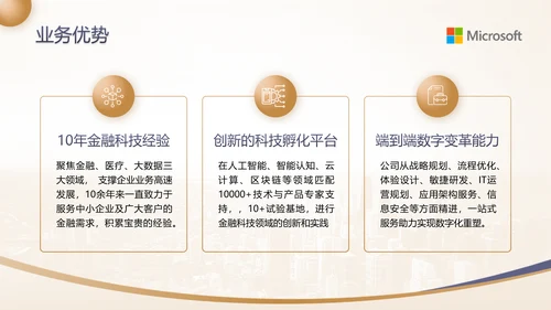 蓝金高级感金融行业商业计划书ppt模板