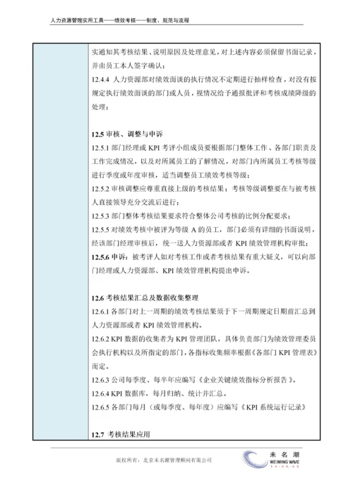 KPI绩效考核管理办法.docx