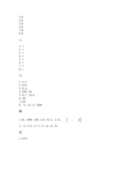 济南市外国语学校小升初数学试卷最新.docx