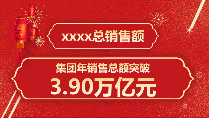 春节烟花年会颁奖典礼PPT模板