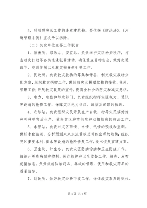 马蹄镇中小学XX年防汛工作应急预案 (3).docx