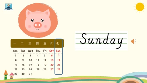 Unit 2 My week Part A Let's learn & Let's play课件（共