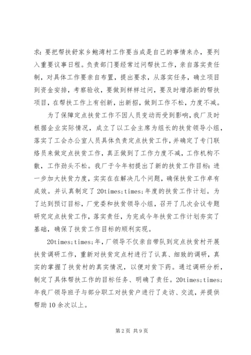 企业乡村帮扶工作总结.docx