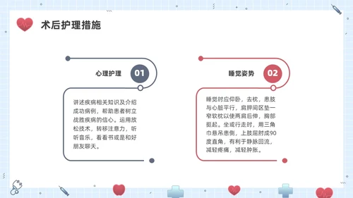 彩色水彩插画锁骨骨折护理查房企业培训PPT课件