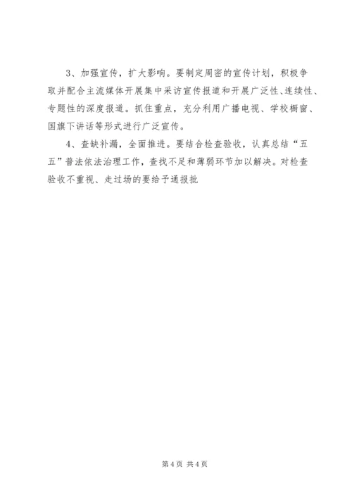 五五普法总结验收工作实施方案.docx