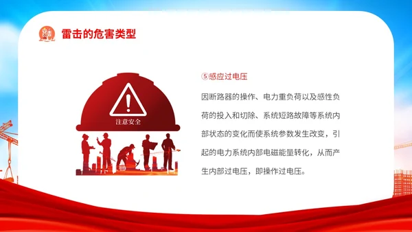 红色炫彩企业公司单位学校夏季用电火灾安全生产培训用电安全