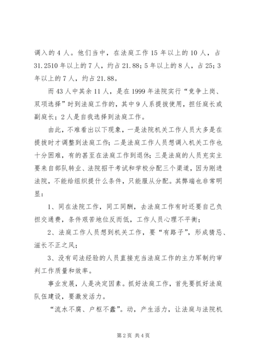 以人为本在人民法庭工作中的重要性.docx