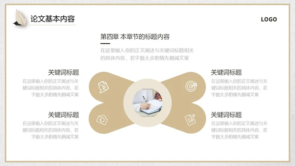 棕色复古小清新风格通用毕业答辩ppt模板毕业答辩1