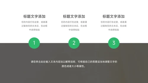 绿色潮流活动复盘分析PPT模板