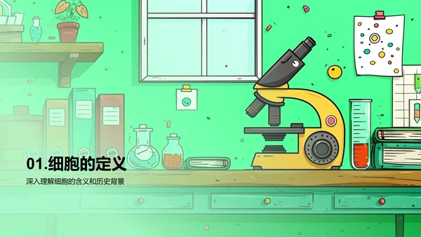 高中生物细胞学习PPT模板