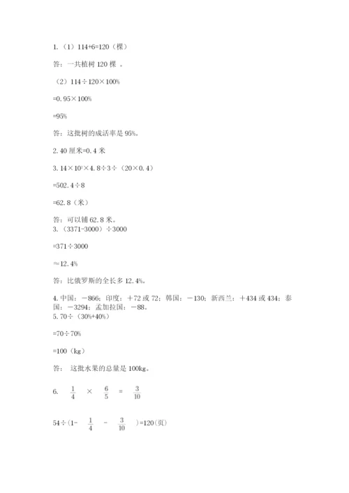 杭州文澜中学小升初数学试卷精品（综合题）.docx