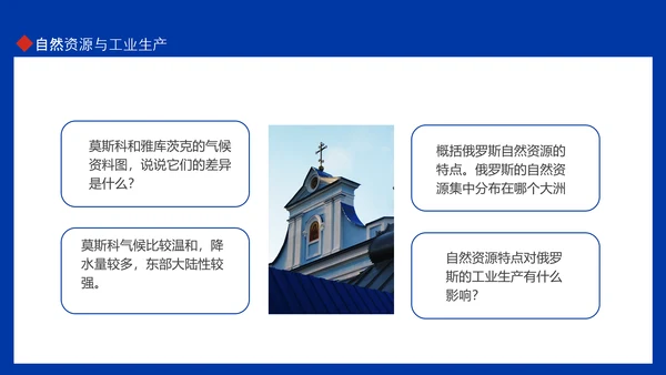 俄罗斯风土人情介绍俄罗斯介绍PPT模板