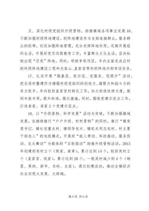 乡镇年度基层党组织建设工作要点规划.docx