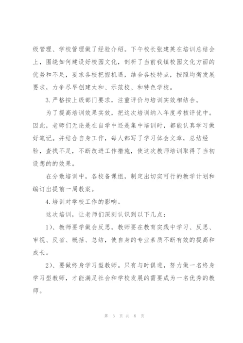 新教师个人培训年度总结.docx