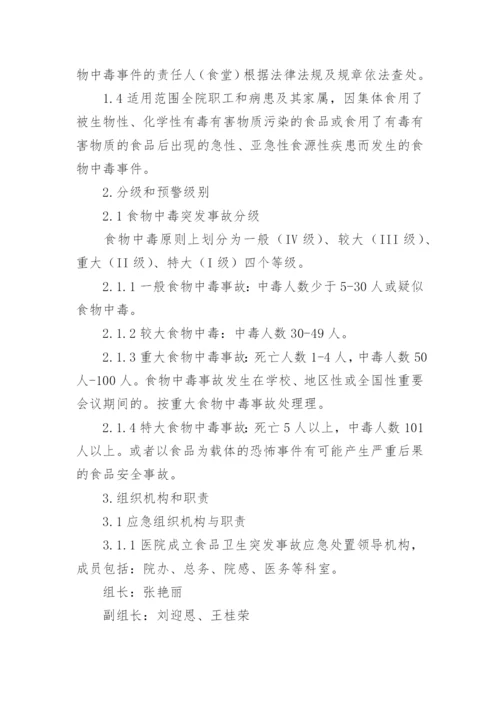 医院突发食品安全事件应急预案.docx