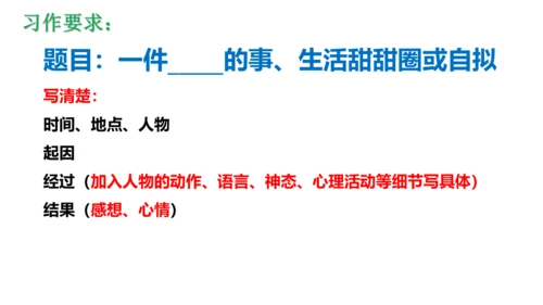 统编版五年级上册第五单元同步习作 ：生活万花筒   课件