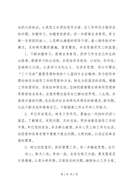 村党支部书记的民主生活会发言稿范文大全.docx