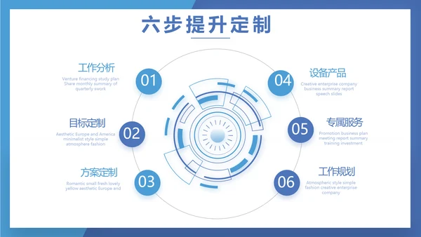 蓝色奔跑励志个人述职报告动态PPT