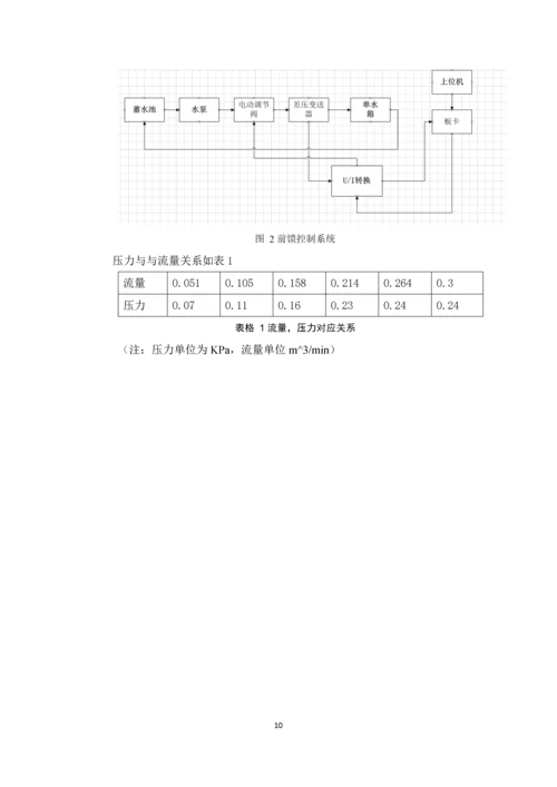 集散控制系统实习报告-液位控制系统的三种控制模式毕业论文.docx