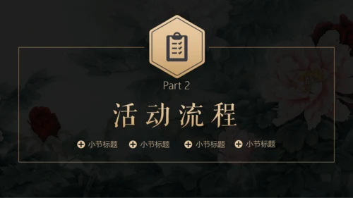 美丽事业活动策划方案PPT模板