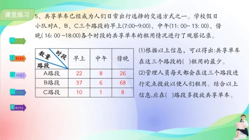 人教版三年级下册数学第三单元《复式统计表》课件(共18张PPT)