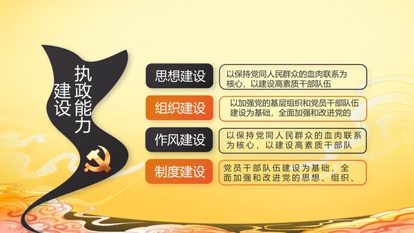 党建党支部年终工作总结汇报PPT党课