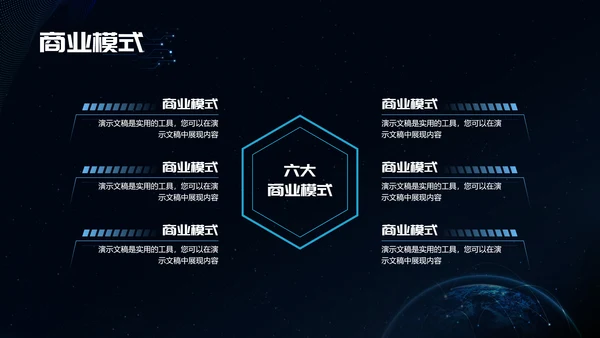 融合创新科技风商业计划书PPT模板