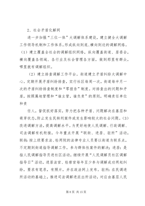街道创新社会管理的实施方案 (2).docx