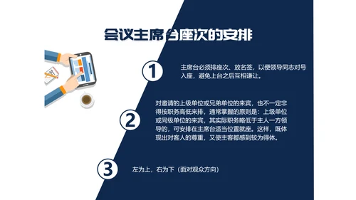 会议座次安排礼仪培训PPT模板