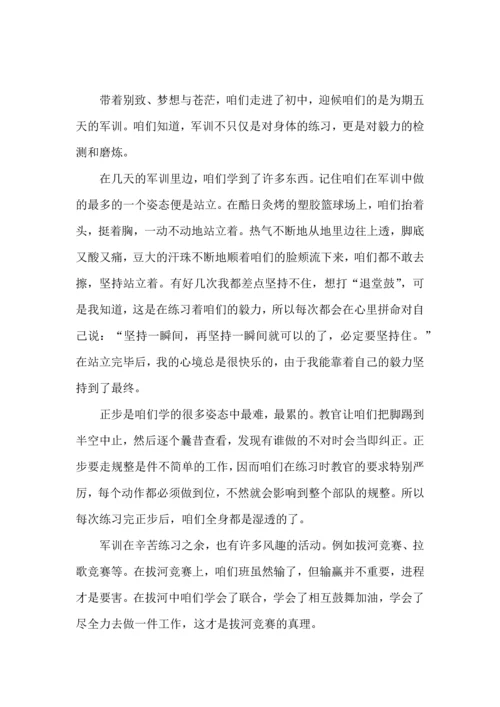 初中军训心得体会(15篇)（一） (2).docx