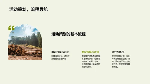 活动策划推动绿农