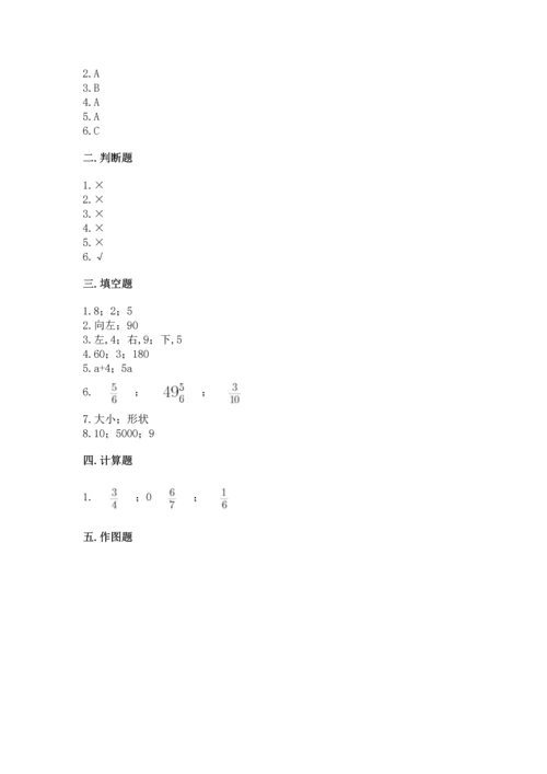 人教版五年级下册数学期末测试卷附答案ab卷.docx