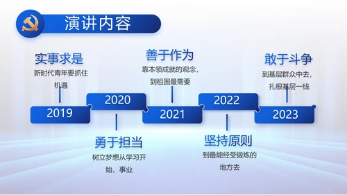 大气党建党支部工作总结汇报PPT党课