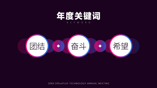 暗色科技风炫酷年会盛典介绍PPT模板