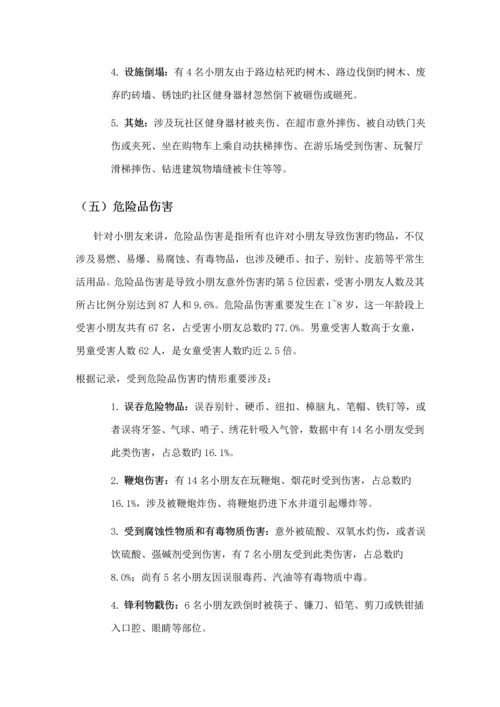 儿童意外伤害专题研究报告.docx