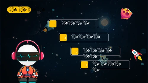 可爱卡通星空社团招新通用PPT模板