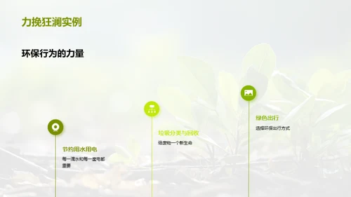 绿色生活行动力
