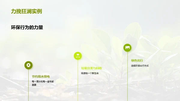 绿色生活行动力