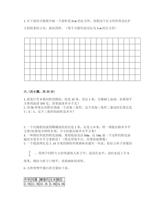 苏教版数学小升初模拟试卷含答案（培优a卷）.docx