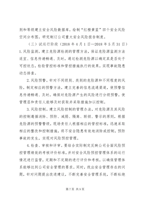 建立安全风险分级管控和隐患排查治理双重预防机制的方案 (2).docx