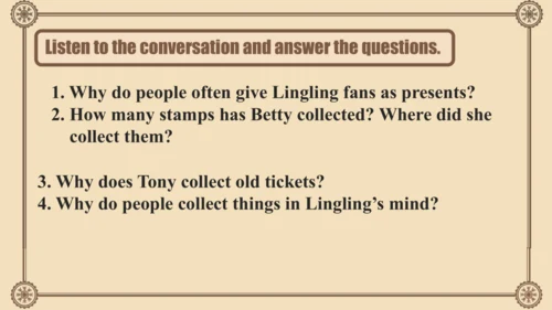 外研版八年级下册Module 6 Hobbies Unit 1 Do you collect any