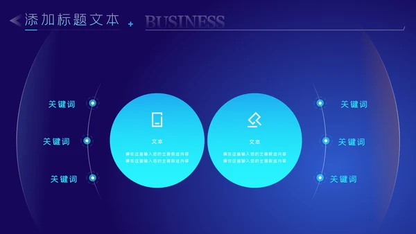 科技蓝电子产品科技芯片主板工作汇报PPT模板