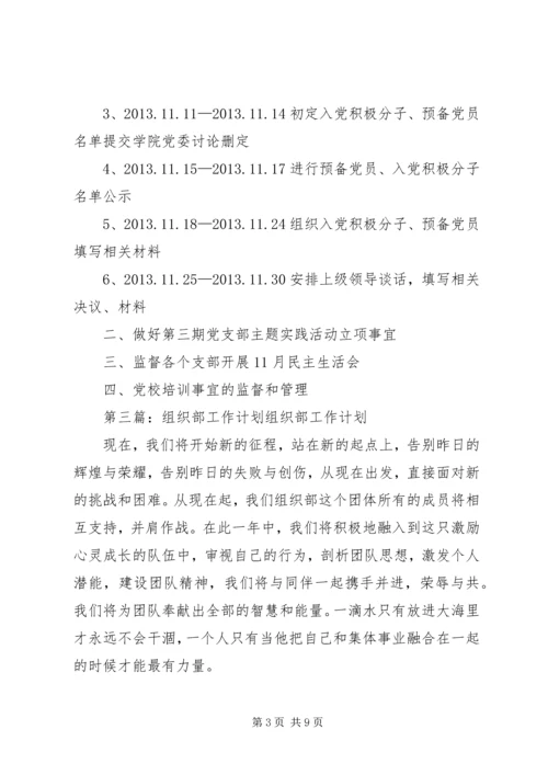 组织部工作计划 (6).docx