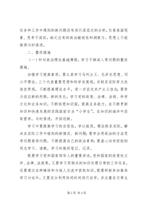 作风建设自我剖析材料 (7).docx