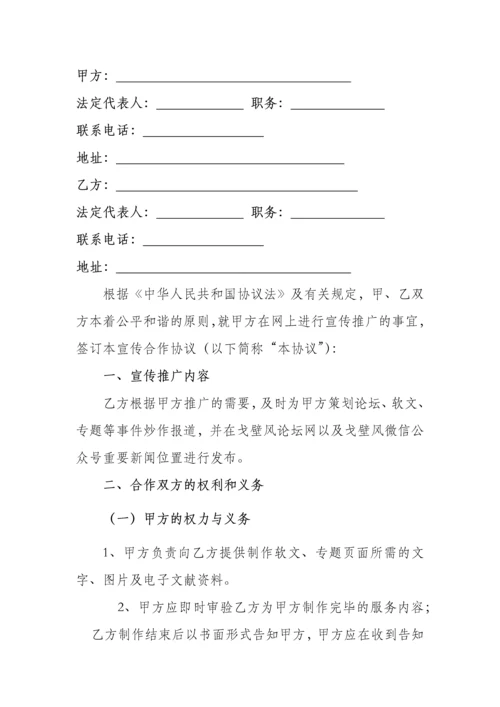 网络宣传合同书.docx