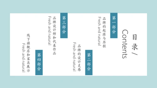 浅蓝简约大气室内设计述职报告通用PPT模板